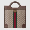 547941 Gucci Ophidia系列 中号 GG Supreme高级人造帆布 手提购物袋