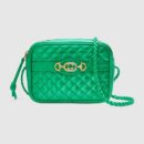 534950 GUCCI 层压皮革 色彩拼接 方形迷你手袋 绿色