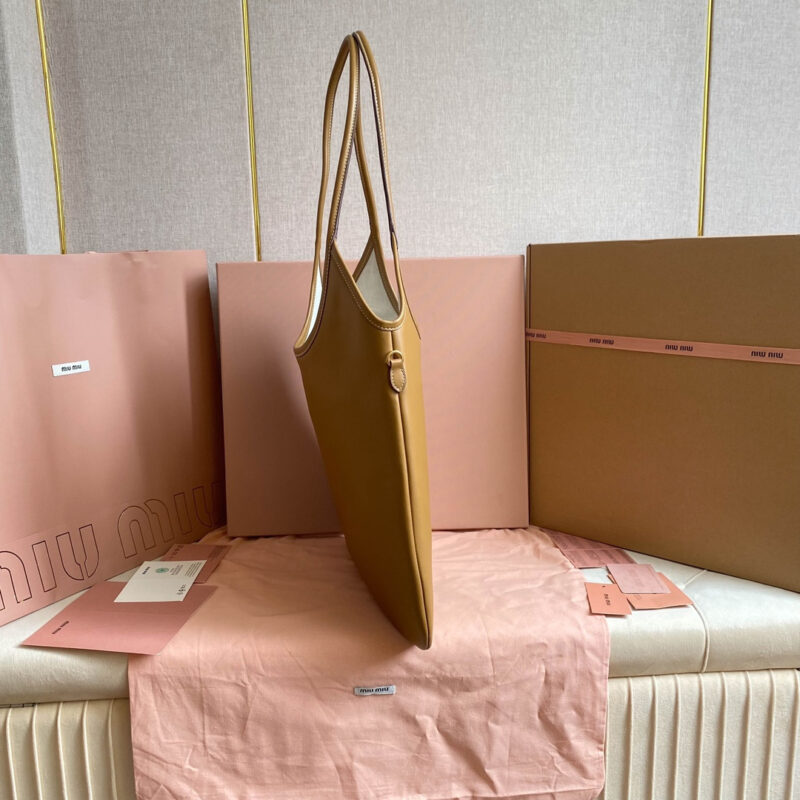 miumiu缪缪*IVY系列5BG231限定款Tote包焦糖色免检版 - Image 3