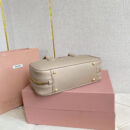 miumiu缪缪*5BB148保龄球包袋灰褐色免检版