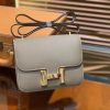 爱马仕 Constance空姐包 大象灰 顶级全手工缝制 18cm