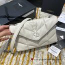 620333 YSL圣罗兰女包 LOULOU PUFFER迷你绗缝小羊皮手袋 白色
