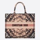 M1286 Dior Book Tote系列Dior Oblique刺绣帆布手提包 幻影粉