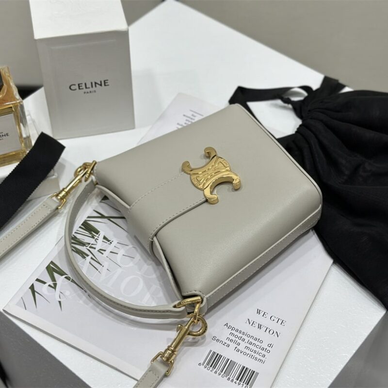 Celine*BucketMini系列手袋10K943灰色免检版 - Image 7