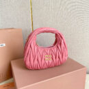 miumiu缪缪*5BP078Mini单肩包海棠粉免检版