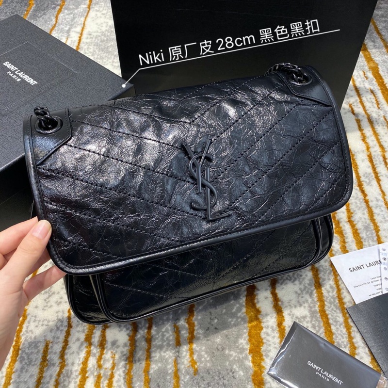 498894 YSL圣罗兰 Niki medium 28中号 进口原厂皮 黑色