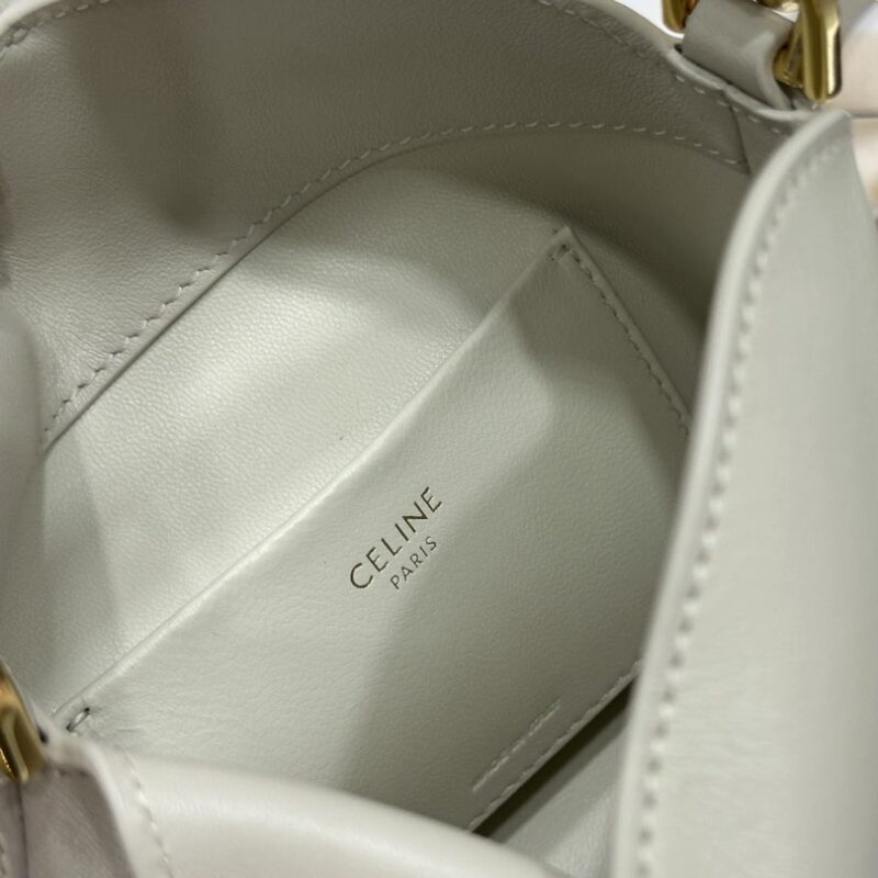 Celine*BucketMini系列手袋10K943灰色免检版 - Image 9