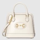 621220 Gucci 马衔扣1955系列小号手提包 Gucci牛皮贝壳包 白色