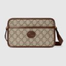 658572 Gucci 饰互扣式双G迷你手袋 Gucci复古相机包 乌木色
