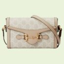 699296 Gucci Gucci马衔扣1955系列迷你手袋 Gucci迷你斜挎包 白色