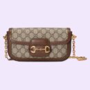 735178 Gucci Horsebit 1955系列肩背包 古驰手提单肩包 棕色