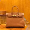 爱马仕 Birkin 30cm 金棕 Togo小牛皮 金扣 原版蜜蜡线 顶级手缝