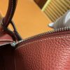 爱马仕 Lindy琳迪包 石榴红 德国进口togo牛皮 全手工缝制 银扣 30cm