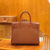爱马仕 Birkin Touch 蜜糖棕 金棕 鳄鱼皮拼牛皮 全手工缝制 30cm