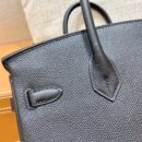 爱马仕 Birkin 铂金包 黑色 掌纹牛皮 金扣 30cm 高订版本