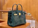 爱马仕 Birkin 30cm 英国绿 尼罗鳄鱼皮 金扣 原版蜜蜡线 顶级手缝 现货