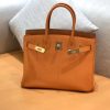 爱马仕 新增现货 birkin 铂金包 经典橙 德国进口小牛皮 金扣 30cm