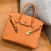 爱马仕 新增现货 birkin 铂金包 经典橙 德国进口小牛皮 金扣 30cm
