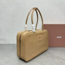 miumiu缪缪*5BB117手柄单肩包石榴黄免检版
