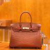 470b69afb6ec07a.jpg 爱马仕 Birkin 铂金包 尼罗鳄鱼皮 蜜糖棕 30cm