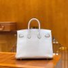 47203f8f25f084e.jpg 爱马仕 Birkin 25cm 雾蓝 Togo小牛皮 金扣 原版蜜蜡线 顶级手工缝制