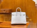 爱马仕 Birkin 25cm 雾蓝 Togo小牛皮 金扣 原版蜜蜡线 顶级手工缝制