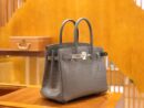 爱马仕 Birkin 铂金包 尼罗鳄鱼皮 锡器灰 30cm