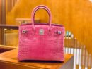 爱马仕 Birkin 30cm 玉兰粉 银扣 一级皮 尼罗鳄鱼皮 臻品级别