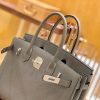 爱马仕 Birkin 30cm 锡器灰 银扣 德国进口togo 牛皮 全手工缝制