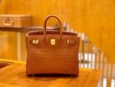 爱马仕 Birkin 25cm 蜜糖棕 金扣 尼罗 雾面 鳄鱼皮 全手工