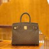 4a60af17559c75d.jpg 爱马仕 新增现货 Birkin 30cm 大象灰 南非KK级鸵鸟皮 金扣 原版蜜蜡线 顶级手工缝制