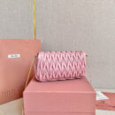 miumiu缪缪*Matelasse系列5BP086单肩包粉色