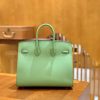 爱马仕 Birkin 25cm 掌纹牛皮 牛油果绿 金扣 外缝