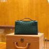 爱马仕 Mini kelly 一代 孔雀绿 进口kk鸵鸟皮 蜡线 全手工缝制
