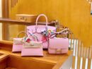 爱马仕 Birkin 30cm 锦葵紫 Togo小牛皮 银扣 原版蜜蜡线 顶级手工缝制