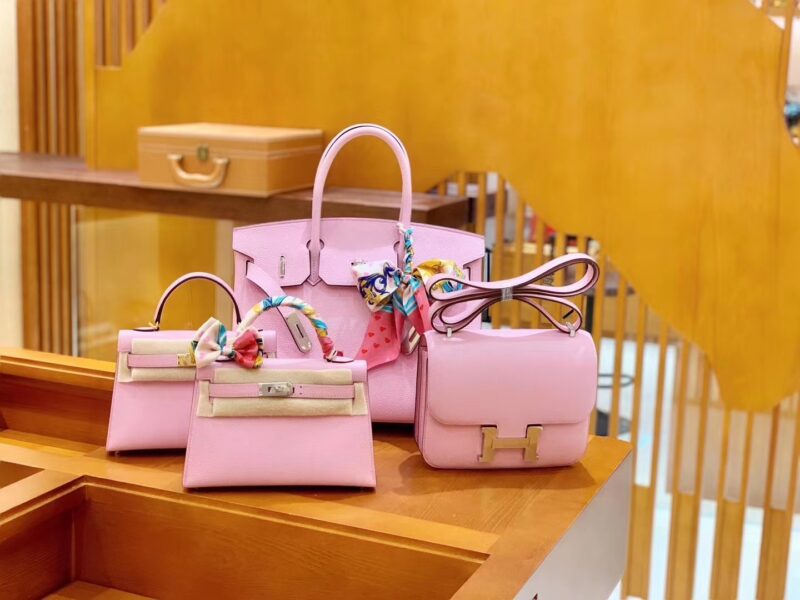 爱马仕 Birkin 30cm 锦葵紫 Togo小牛皮 银扣 原版蜜蜡线 顶级手工缝制 - Image 5