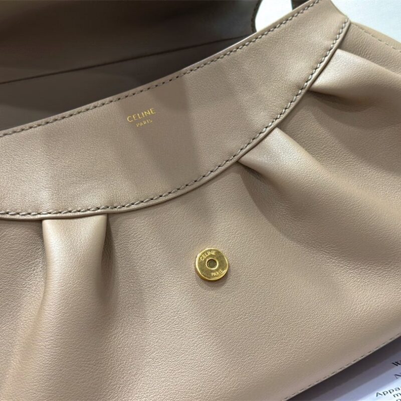 Celine*Polly系列手袋115633褐色免检版 - Image 9