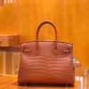 爱马仕 Birkin 30cm 焦糖棕 尼罗鳄鱼皮 金扣 原版蜜蜡线 顶级手缝 现货