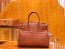 爱马仕 Birkin 30cm 焦糖棕 尼罗鳄鱼皮 金扣 原版蜜蜡线 顶级手缝 现货