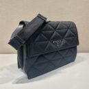 Prada*ReEdition系列邮差包1BD256黑色免检版