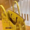 4cd3336c7ada6bf.jpg 爱马仕 Birkin 铂金包 琥珀黄 一级皮 尼罗鳄鱼皮 臻品级别 金扣 30cm