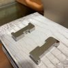 爱马仕 Constance空姐包 喜马拉雅 一级尼罗雾面 鳄鱼皮 顶级全手工缝制 银扣 18cm
