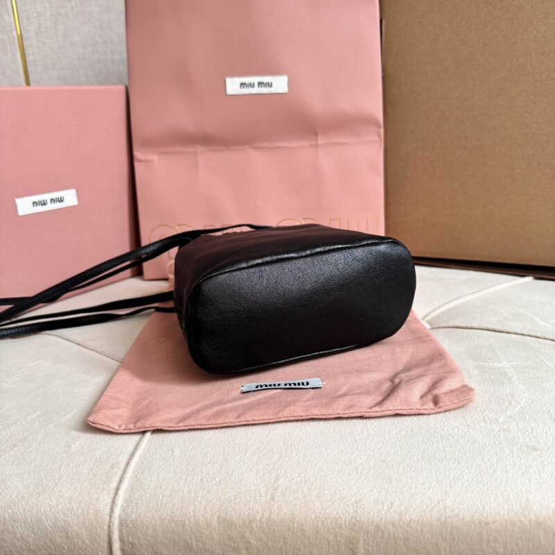 miumiu缪缪*5NF460单肩斜挎包黑色免检版 - Image 6