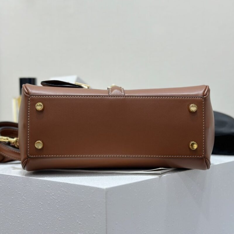 Celine*Cles16系列手袋188003棕色免检版 - Image 5