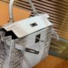 爱马仕 Kelly 28cm 喜玛拉雅 包中皇后 顶级手缝工艺 银扣