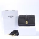 Celine*Soft16系列单肩包196853黑色免检版