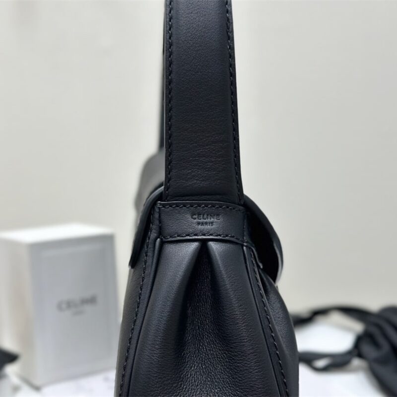 Celine*Polly系列手袋115633黑色免检版 - Image 4