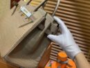 爱马仕 Birkin铂金包 斑鸠灰 一级皮 雾面尼罗鳄鱼皮 进口原料 顶级手缝工艺 30cm