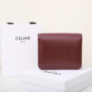 Celine*ClassicBox系列192523酒红色免检版