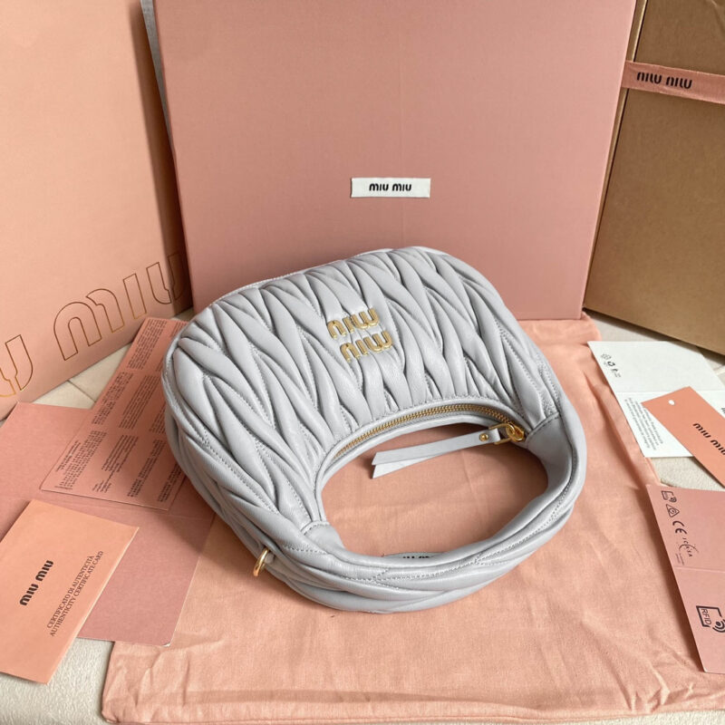 miumiu缪缪*Matelasse系列5BC125手袋矢车菊免检版 - Image 4